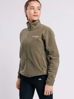 Women adidas Originals Jackets & Vests|Hoodies & Crews-Terrex Multi Full Zip Fleece Jacket