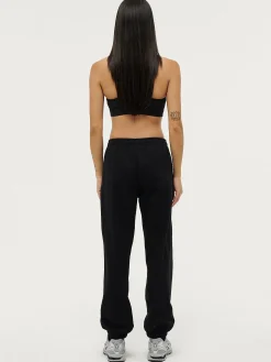 Women PE Nation Pants & Sweats-Tiebreak Trackpant in Black
