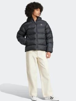adidas Originals Puffers|Jackets & Vests-Tonal Hooded Puffer Jacket