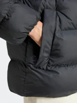 adidas Originals Puffers|Jackets & Vests-Tonal Hooded Puffer Jacket