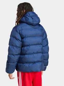 adidas Originals Puffers|Jackets & Vests-Tonal Hooded Puffer Jacket