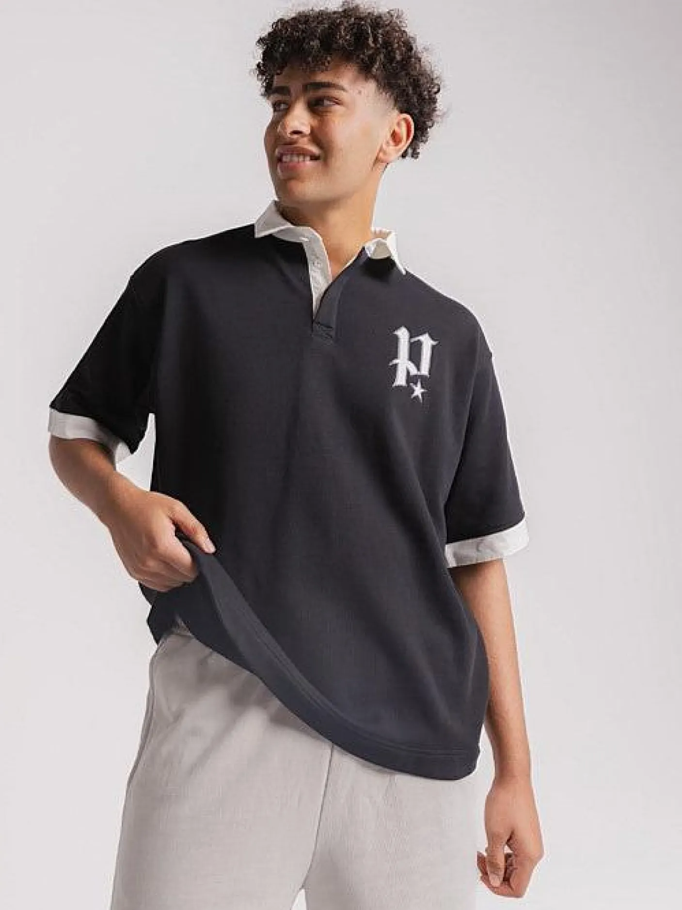 Pursuit of Happiness Tees & Singlets-Tour Jersey in Black