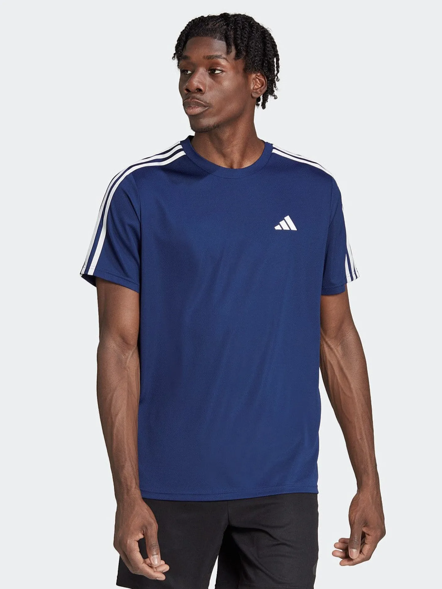 adidas Performance|Tees & Singlets-Train Essentials 3-Stripes Training Tee