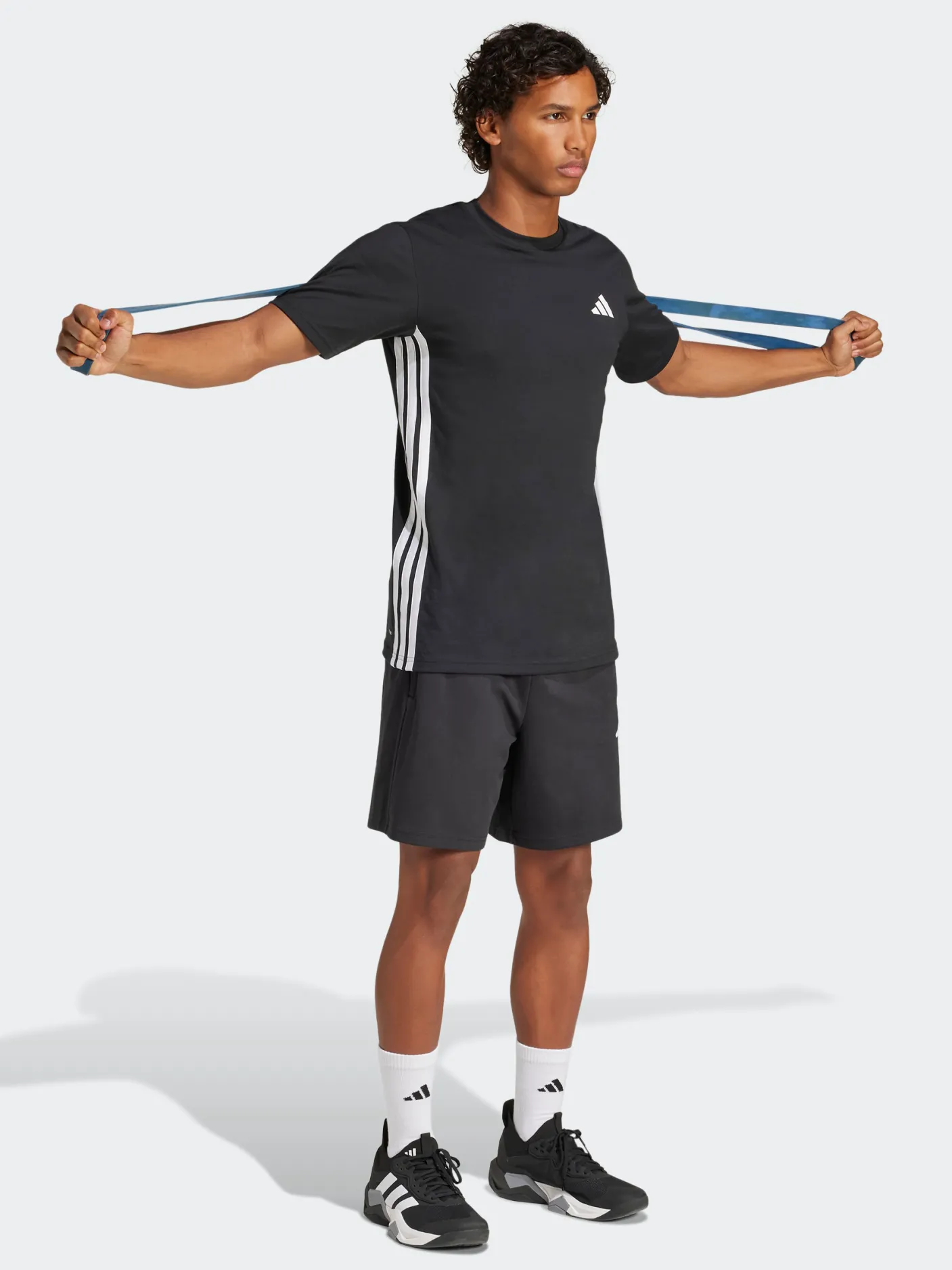 adidas Performance|Tees & Singlets-Train Essentials Training Feelready 3-Stripes T-Shirt