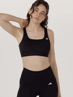 Women adidas Sports Bras-Training Light-Support Ribbed Bra