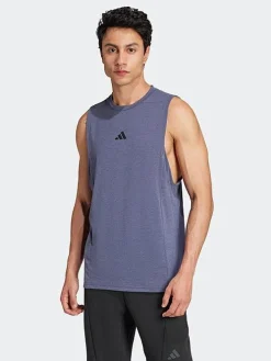 adidas Tees & Singlets-Training Workout Tank Mens