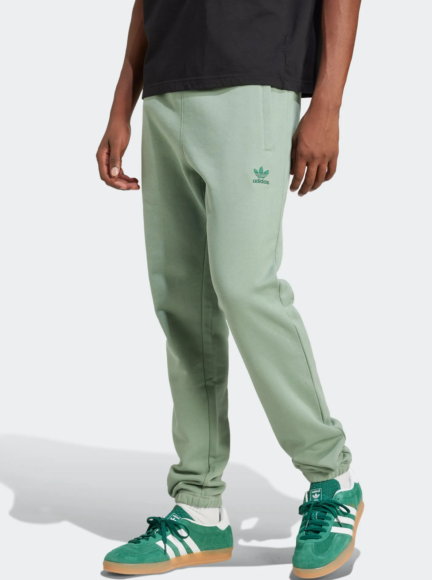 adidas Originals Pants & Sweats-Trefoil Essentials French Terry Pants