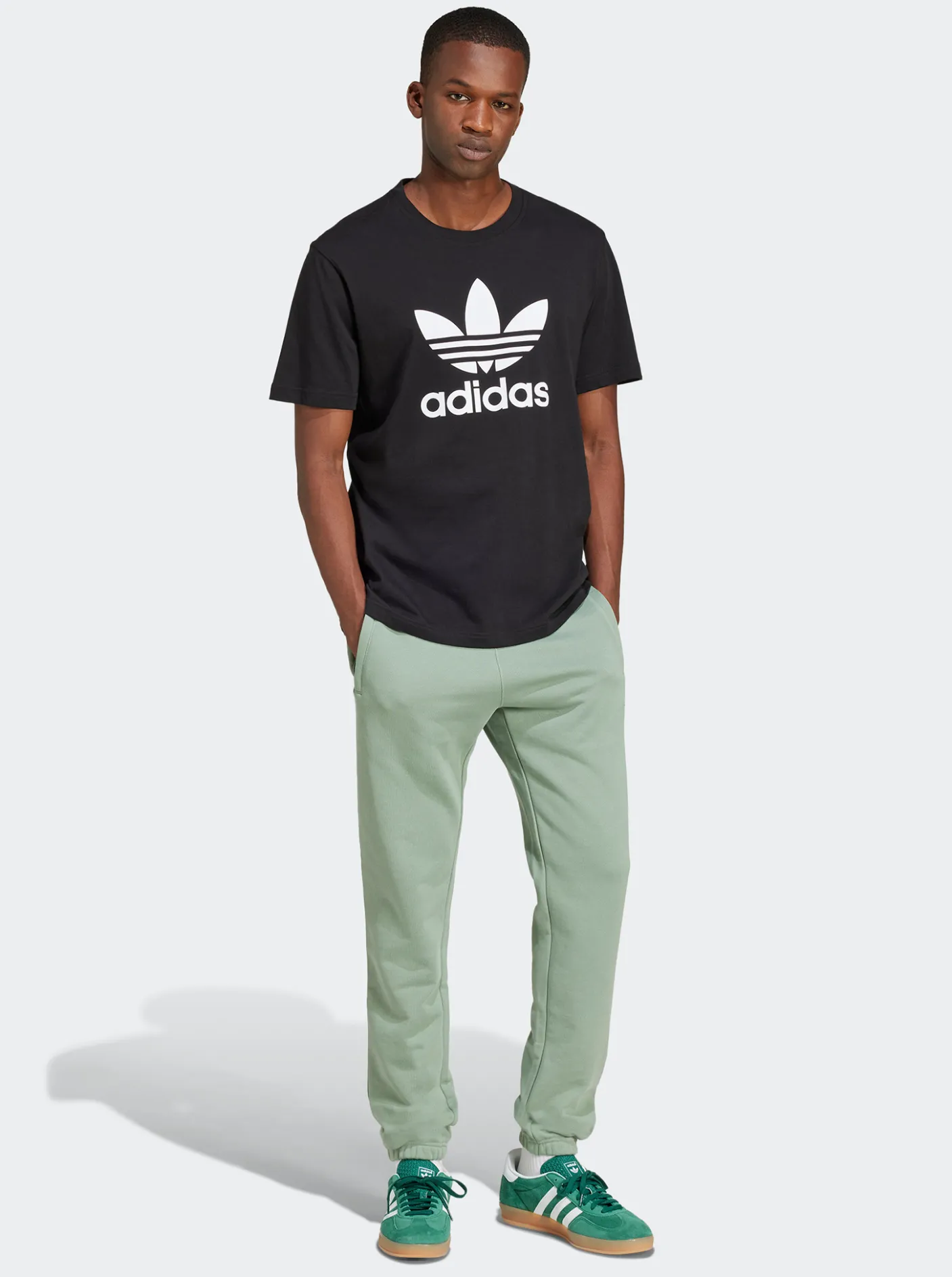 adidas Originals Pants & Sweats-Trefoil Essentials French Terry Pants