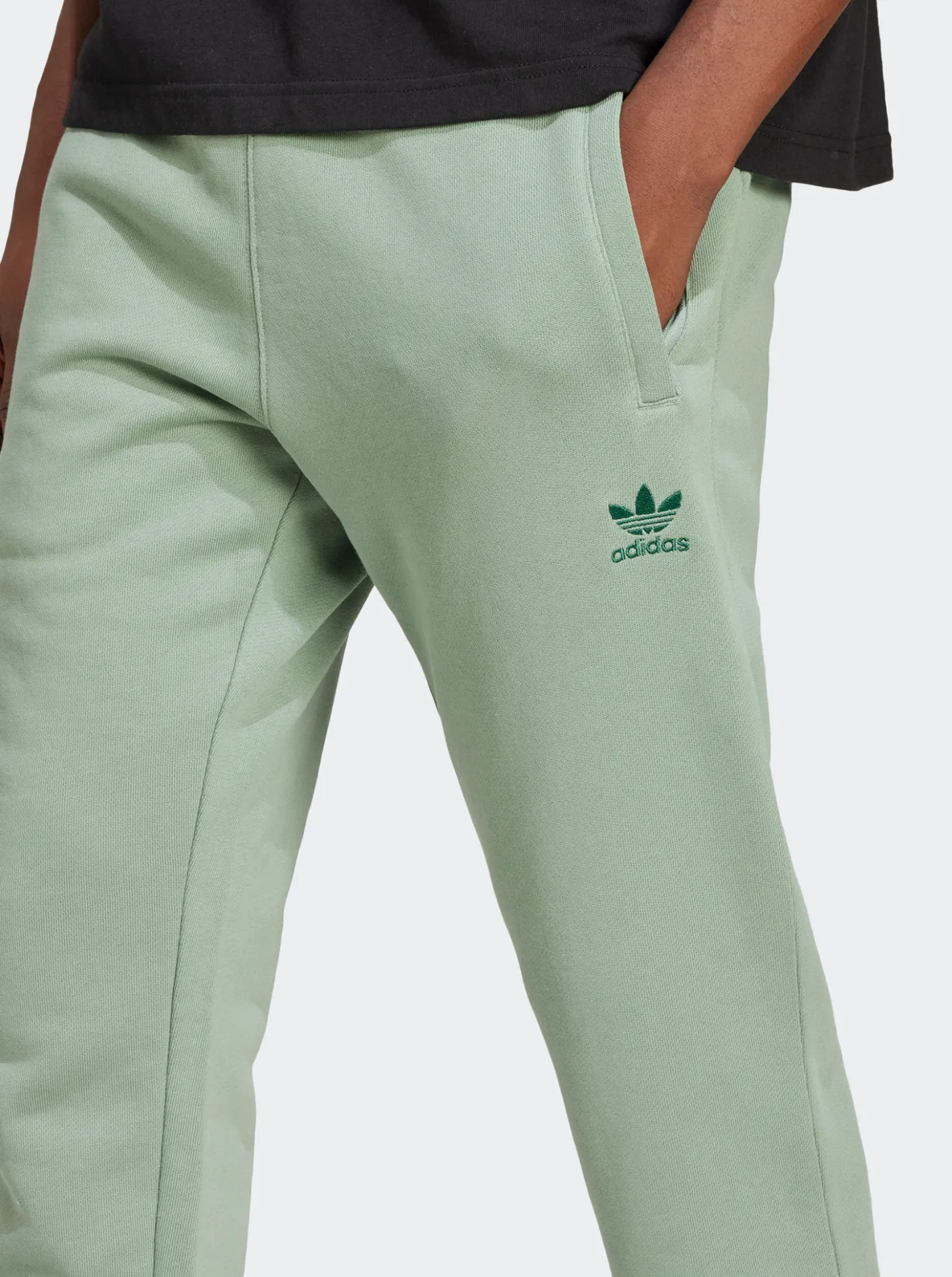 adidas Originals Pants & Sweats-Trefoil Essentials French Terry Pants