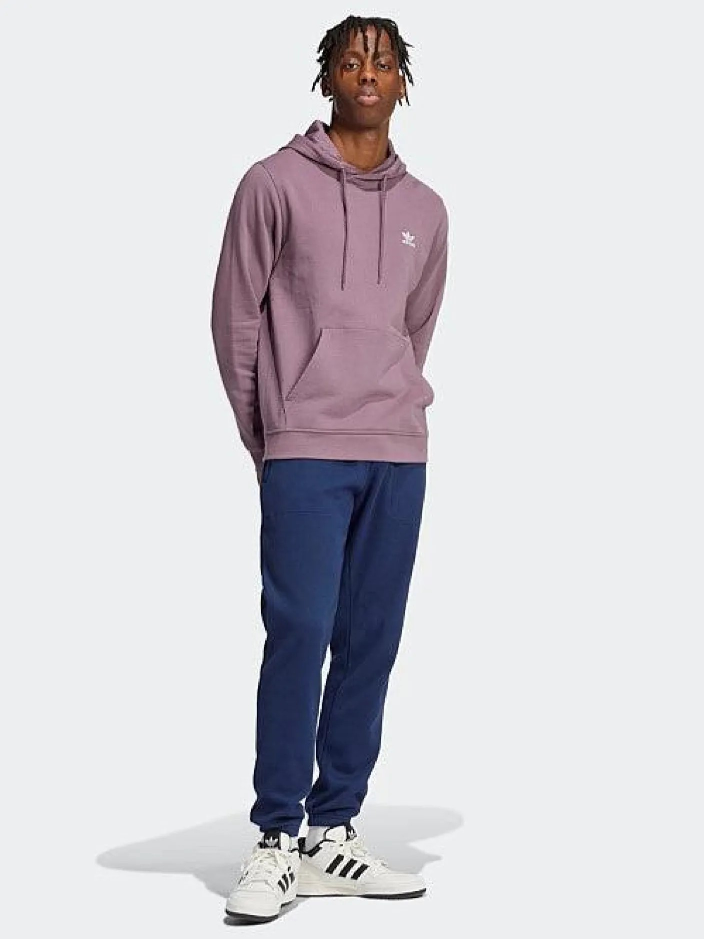 adidas Originals Pants & Sweats-Trefoil Essentials Waffle Pants