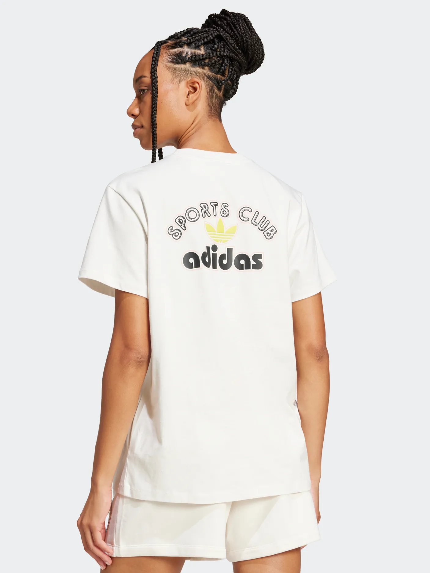 Women adidas Originals Tees & Tanks-Trefoil Series Sports Club Loose Tee