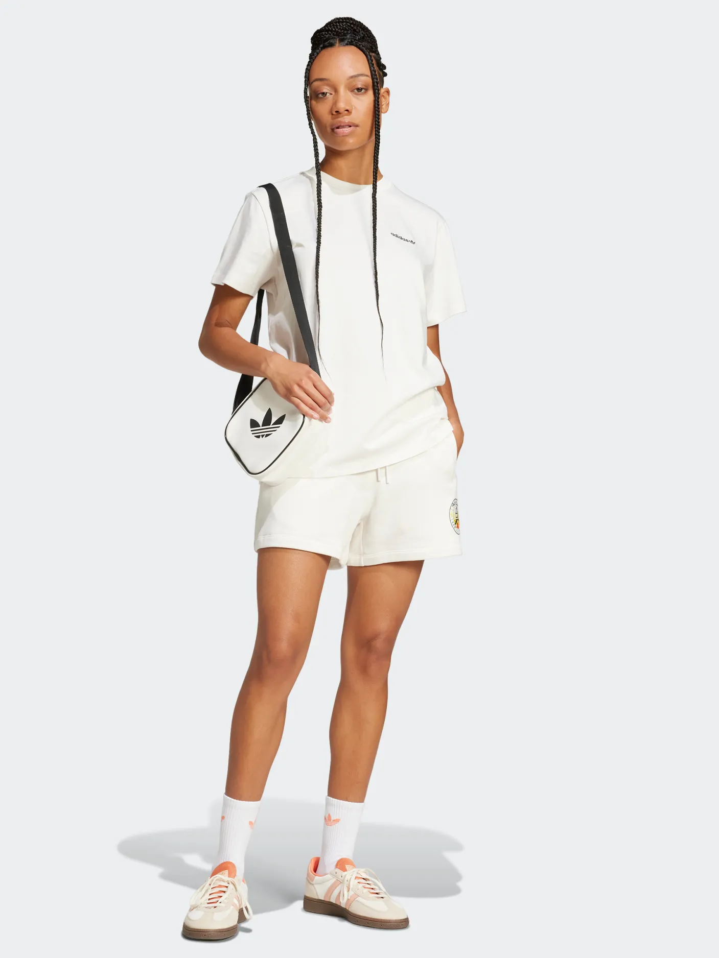 Women adidas Originals Tees & Tanks-Trefoil Series Sports Club Loose Tee