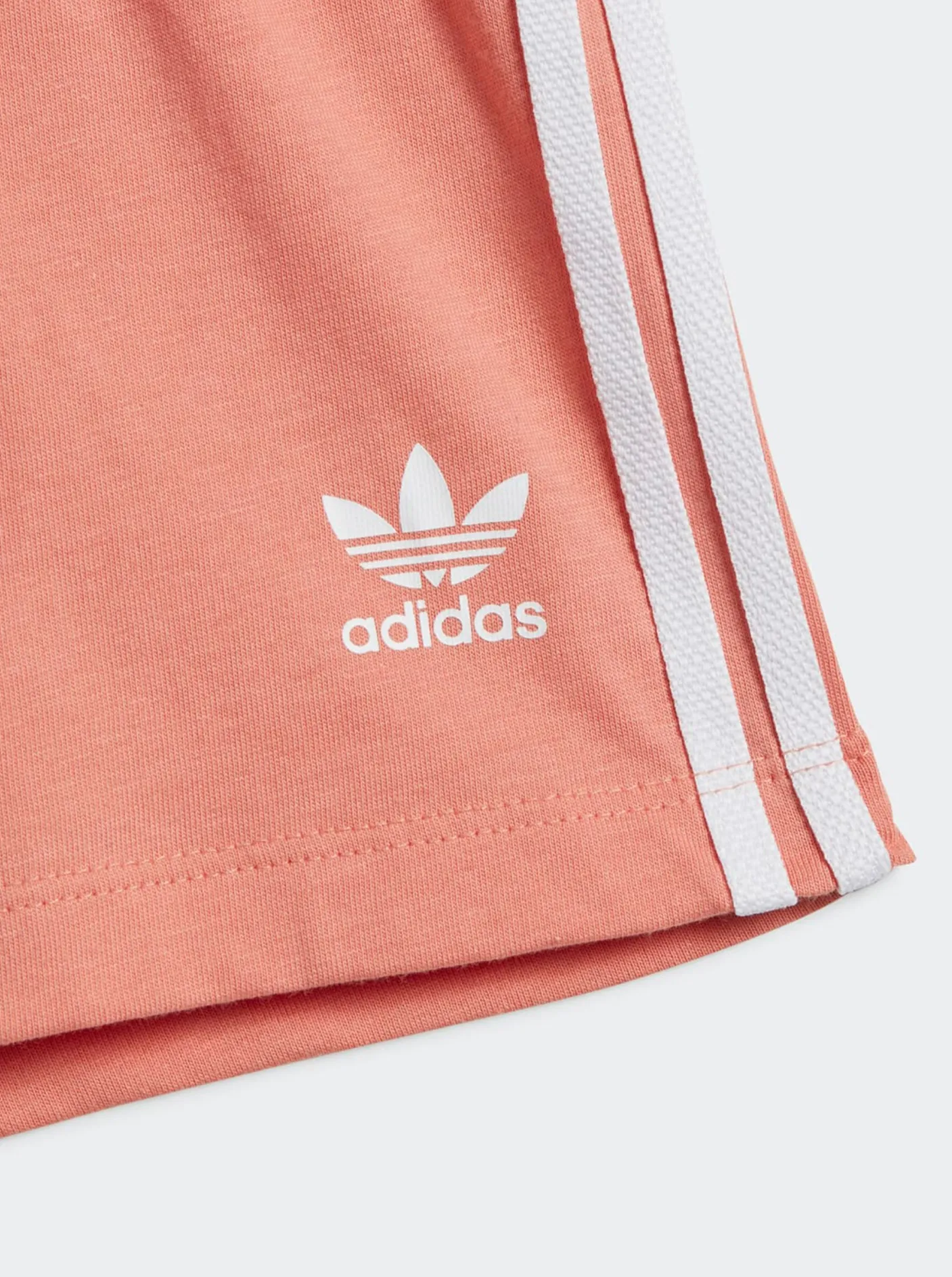 Kids adidas Originals Sets-Trefoil Shorts Tee Set Infants