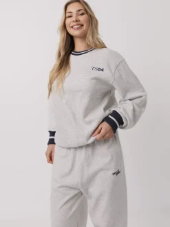 Women Taylor Sport Hoodies & Crews-TS Crewneck in Cloud