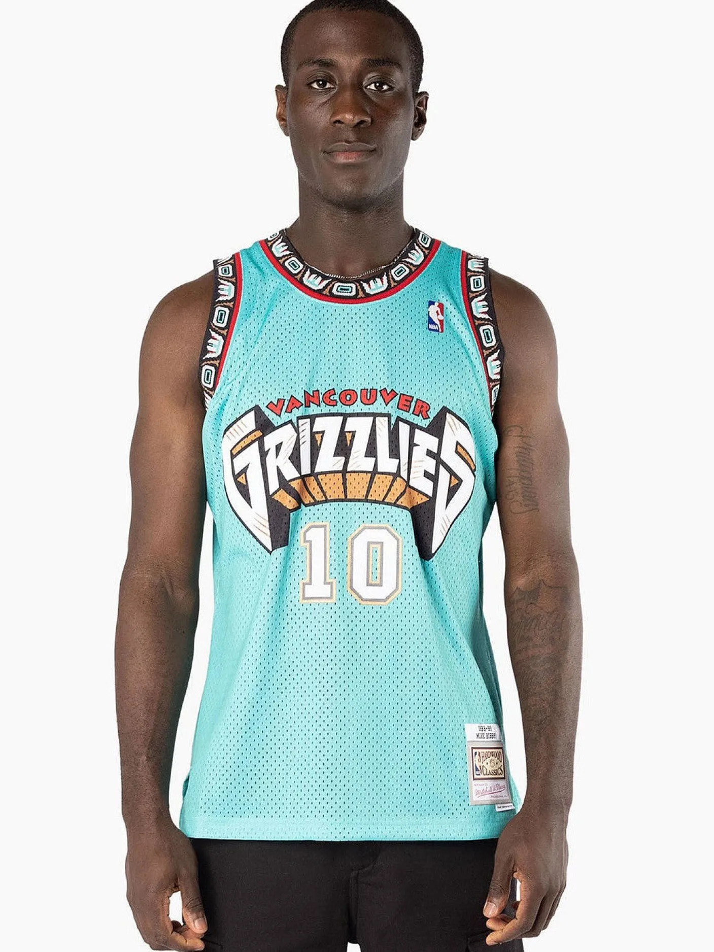 Mitchell & Ness Nba Jerseys-Vancouver Grizzlies 98-99 Mike Bibby Swingman Jersey