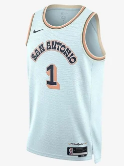 Nike Nba Jerseys|Tees & Singlets-Victor Wembanyama San Antonio Spurs 2024/25 City Edition Jersey