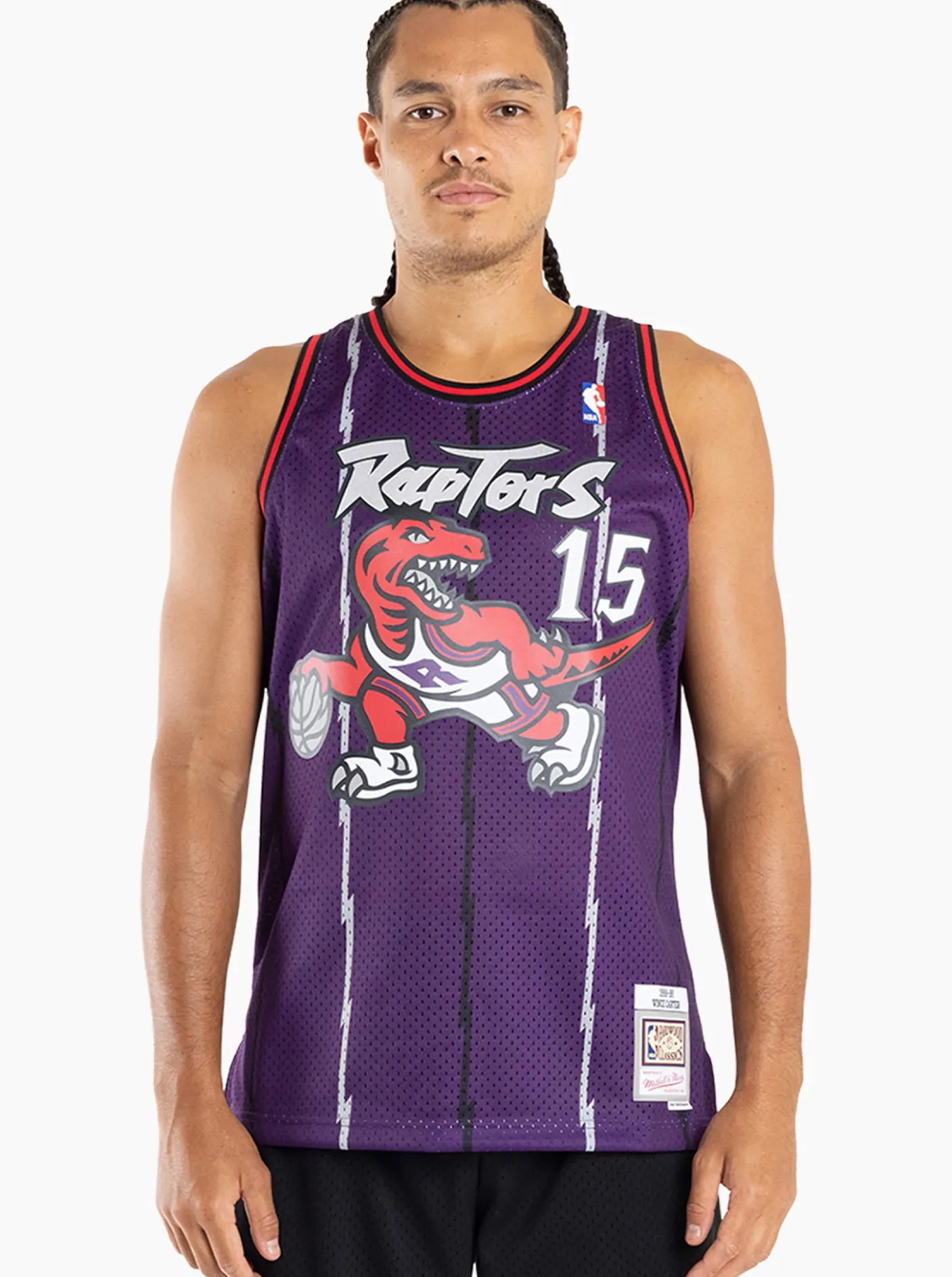 Mitchell & Ness Nba Jerseys-Vince Carter 1998-99 Toronto Raptors Road Swingman Jersey
