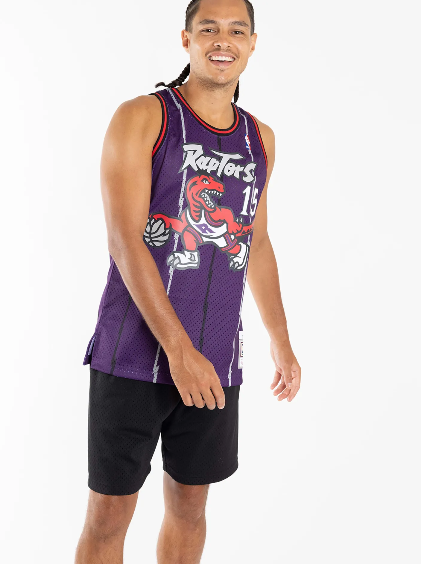 Mitchell & Ness Nba Jerseys-Vince Carter 1998-99 Toronto Raptors Road Swingman Jersey