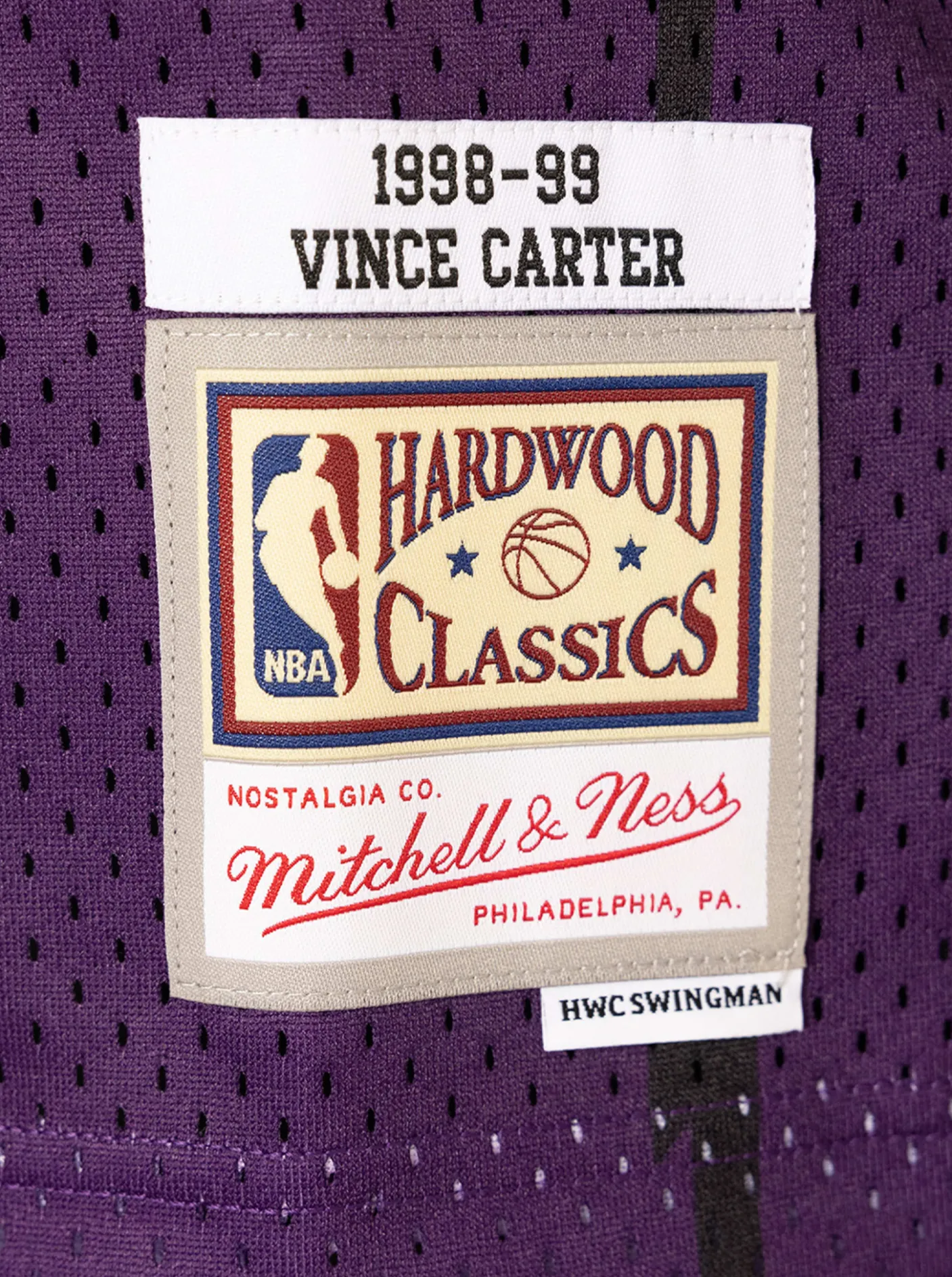 Mitchell & Ness Nba Jerseys-Vince Carter 1998-99 Toronto Raptors Road Swingman Jersey