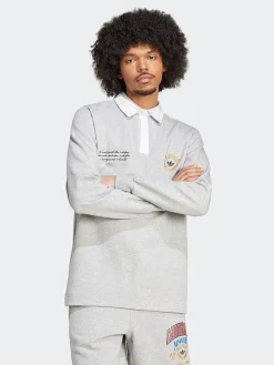 adidas Originals Polos & Shirts-VRCT Long Sleeve Polo Shirt