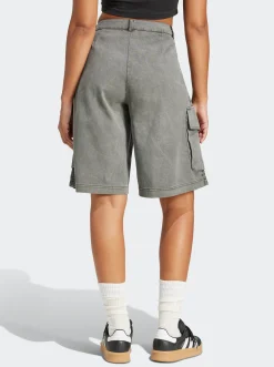 Women adidas Originals Shorts-Washed Cargo Twill Jorts