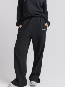 Women Taylor Sport Pants & Sweats-Wide Leg Sweats in Black