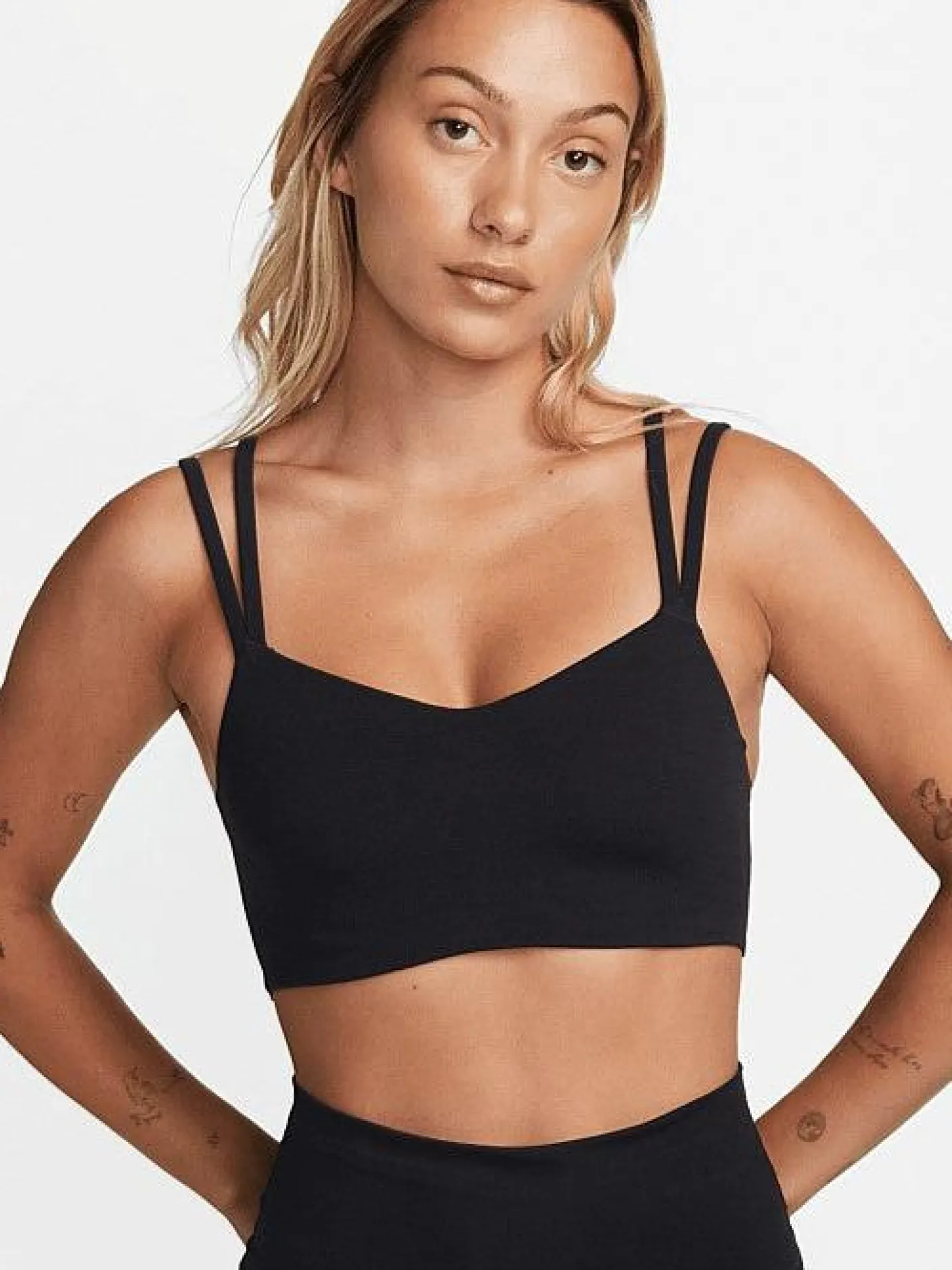 Women Nike Sports Bras-Zenvy Strappy Light-Support Sports Bra