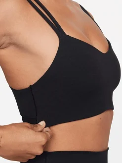 Women Nike Sports Bras-Zenvy Strappy Light-Support Sports Bra