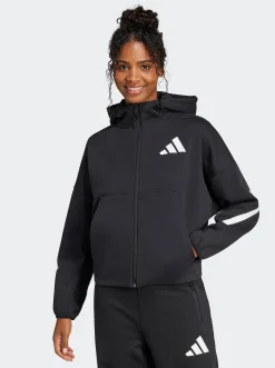 Women adidas Sportswear Hoodies & Crews-Z.N.E. Full-Zip Hoodie