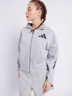 Women adidas Sportswear Hoodies & Crews-Z.N.E. Full-Zip Hoodie